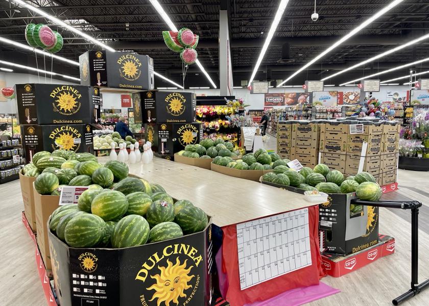 Heritage Co-Op in Brandon, Manitoba, took the grand prize in this year's National Watermelon Promotion Board's annual retail display contest.