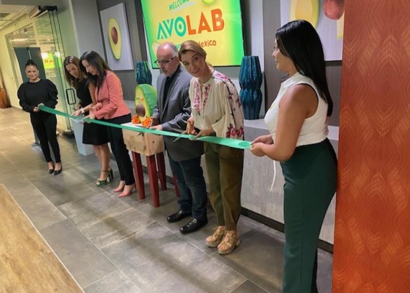 Avocados From Mexico staff christen its AVOLAB chef innovation center during an Oct. 3 media event in Irving, Texas.