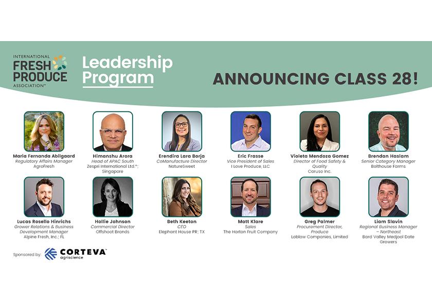 The competitive leadership program will enrich, connect and educate 12 mid-level produce and floral professionals through a series of in-person events over the next year. 