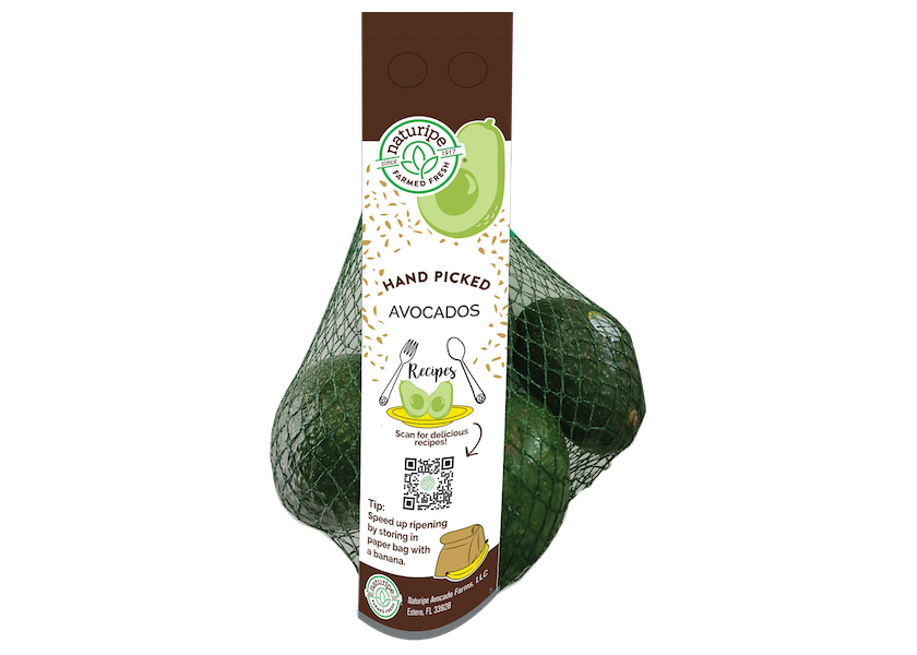 Bagged avocados are an excellent promotional item for small fruit, says Andy Bruno, president of the avocado division of Naturipe Farms.