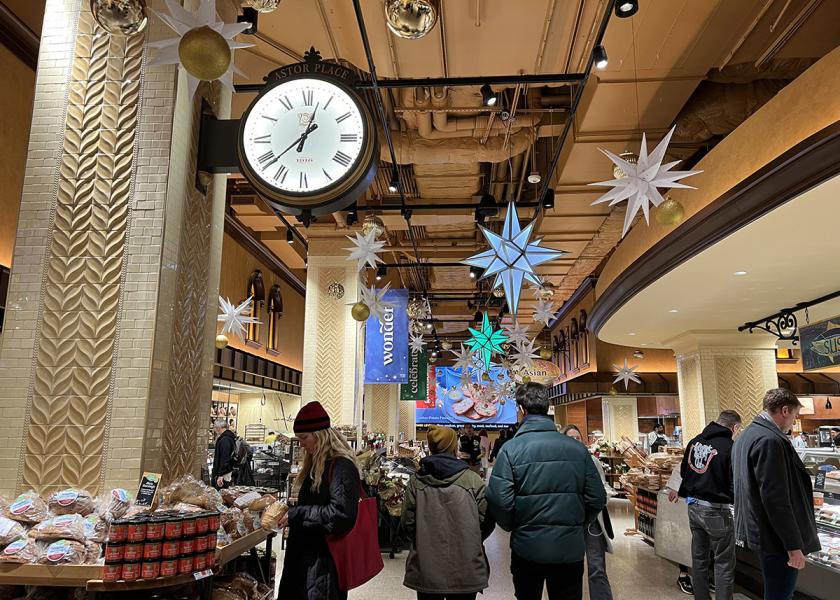 Located at 770 Broadway in New York City, Wegmans' Astor Place store, which opened Oct. 18., offers an elevated shopping experience reminiscent of Harrods’ London Fresh Market Hall.