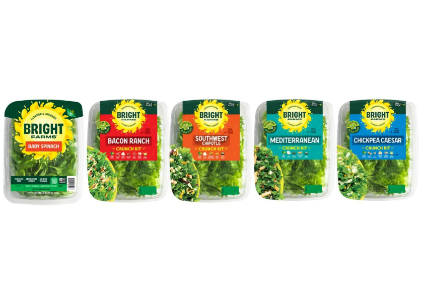 BrightFarms recalled its baby spinach, Mediterranean Crunch Kit, Chickpea Caesar Crunch Kit, Bacon Ranch Crunch Kit and Southwestern Chipotle Crunch Kit due to possible cross-contamination of listeria.