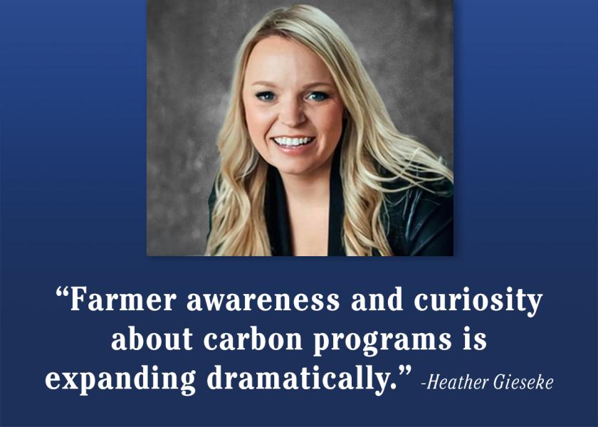 “Farmer awareness and curiosity about carbon programs is expanding dramatically.”