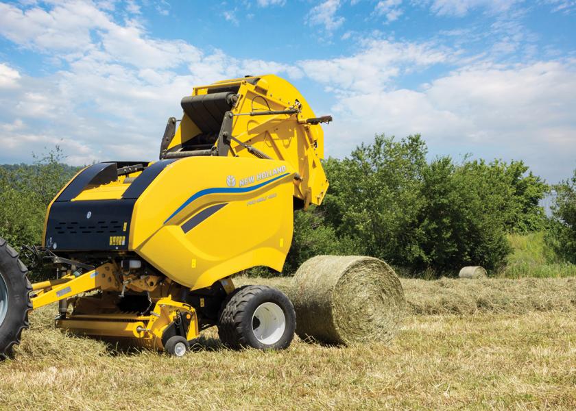 Beginning in 2024, New Holland is steering toward a unified brand image and global identity with the transition of its haytool styling to a striking yellow. The company says the brand refresh is part of its Round Bailer 50th Anniversary celebration. 