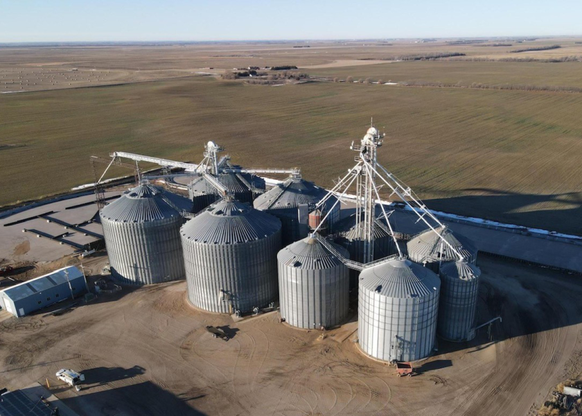 The three facilities, located in Trousdale, Cullison and Greensburg, will handle corn, wheat, soybeans, milo and canola. 