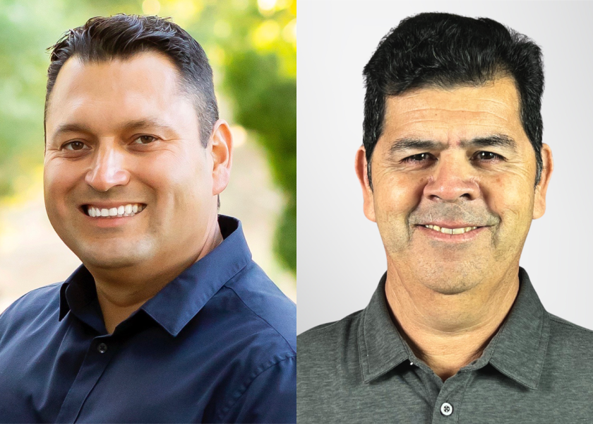 Veg-Fresh added industry veterans Ramon Angel (left) and David Solis to its sales team. The company said Angel will help grow its berry business and Solis will expand the company's presence in food service.
