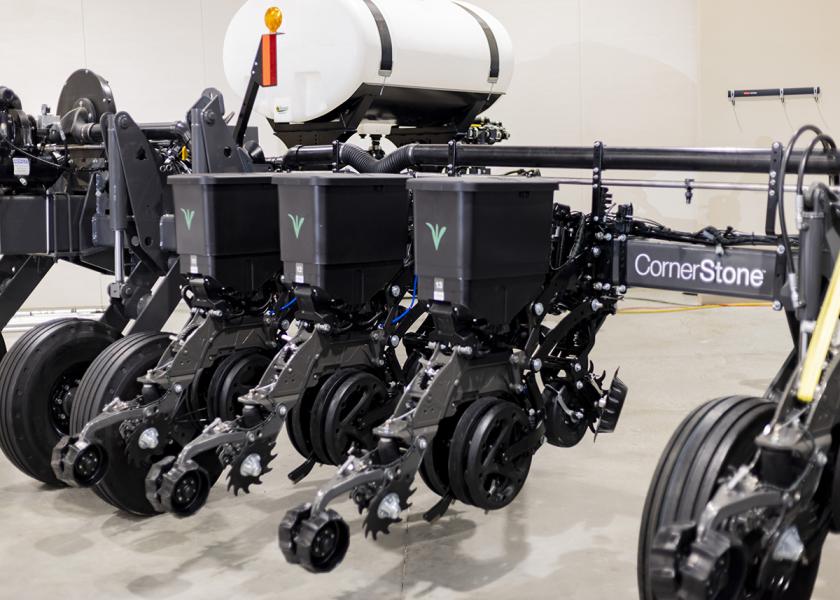 Compatible with all standard-height 7x7 planter bars, CornerStone is fully integrated with Precision Planting technologies and will allow farmers to customize their planter.