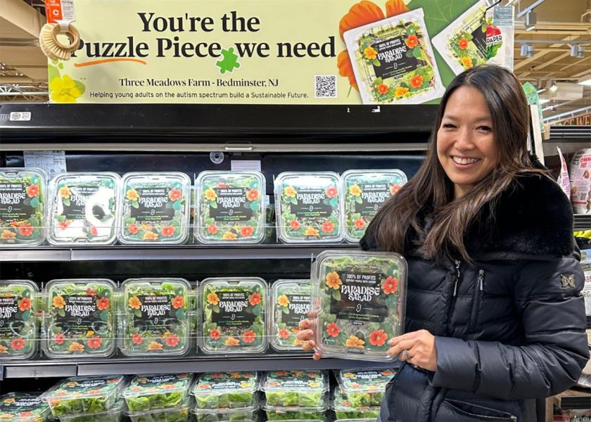 Paradise Salad by Three Meadows Farm debuted at ShopRite of Chester, N.J.