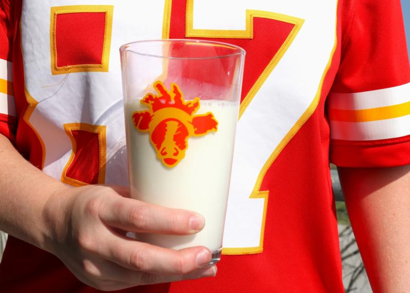 Recently, Shatto Milk has created its own swag line that includes, “Mahomes Dairy Cow.” Their flagship cow, Casey, has been transitioned into looking like the Kansas City Chief’s quarterback, Patrick Mahomes, sporting a headband and Mahomes signature hairstyle.
