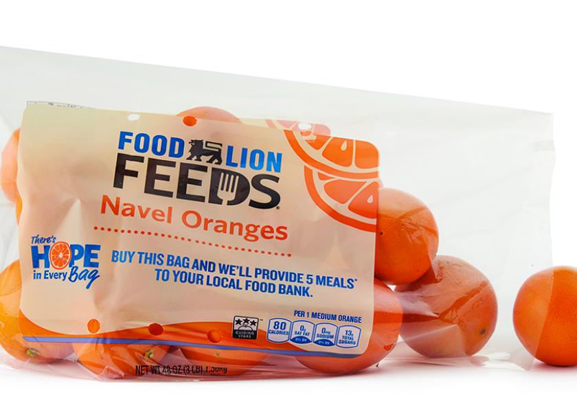 Food Lion has launched its three-weeklong Food Lion Feeds Orange Bag campaign to help address food insecurity. 