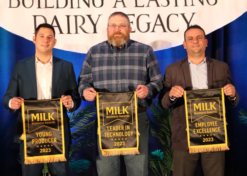 I’m thrilled to honor this year’s Milk Business Award winners. Laurenio Vitorino, Ben Smith and Chris Szydel represent the fabric of U.S. dairy farmers, demonstrating rock-solid characteristics that have helped push their dairies from good to great.