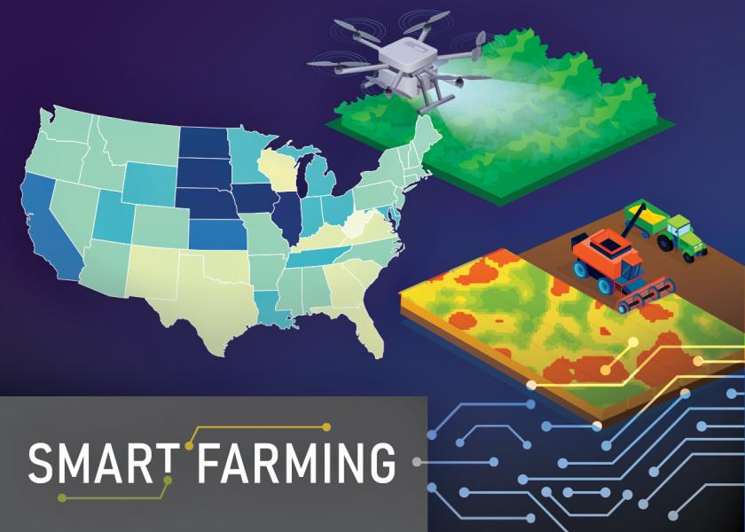 Which State Tops The List For Precision Ag Use?