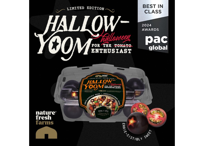 Nature Fresh Farms received "Best in Class" honors for its HallowYoom packaging design.