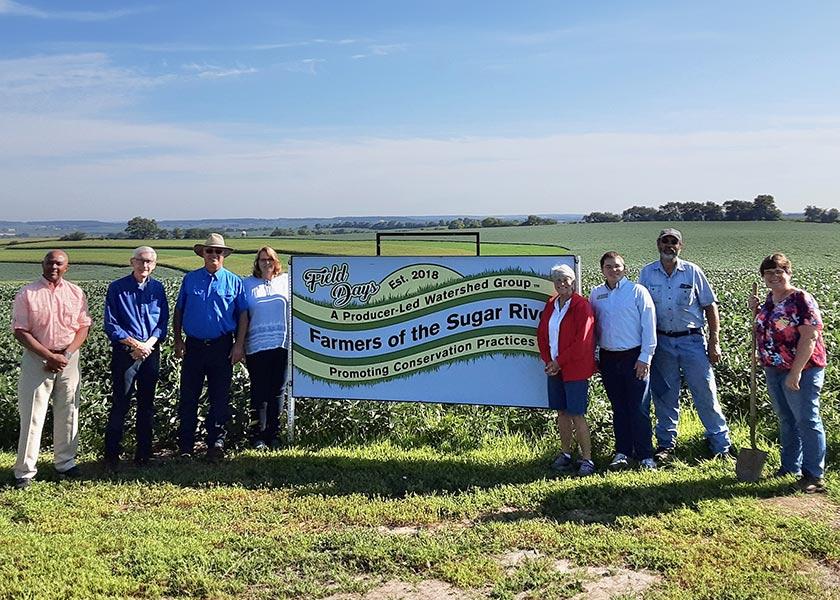 In 2020, Kaderly hosted Wisconsin Governor Tony Evers, Secretary Preston Cole of the Wisconsin Department of Natural Resources and local representatives to discuss soil health and conservation practices.