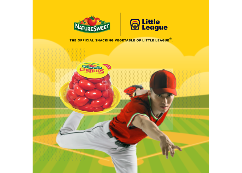 NatureSweet has been named the official snacking vegetable of Little League Baseball and Softball.