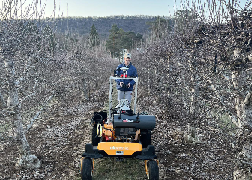 A research team at Penn State University looks to use real-time data and an unmanned vehicle to better target heat in orchards during freeze events.