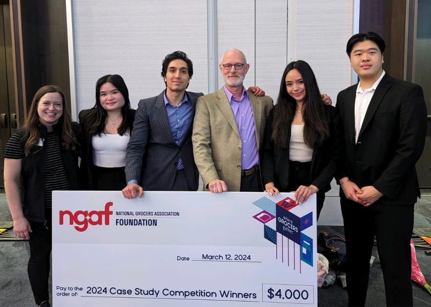 The Student Case Study Competition, sponsored by UNFI, was won by the team from Cornell University.