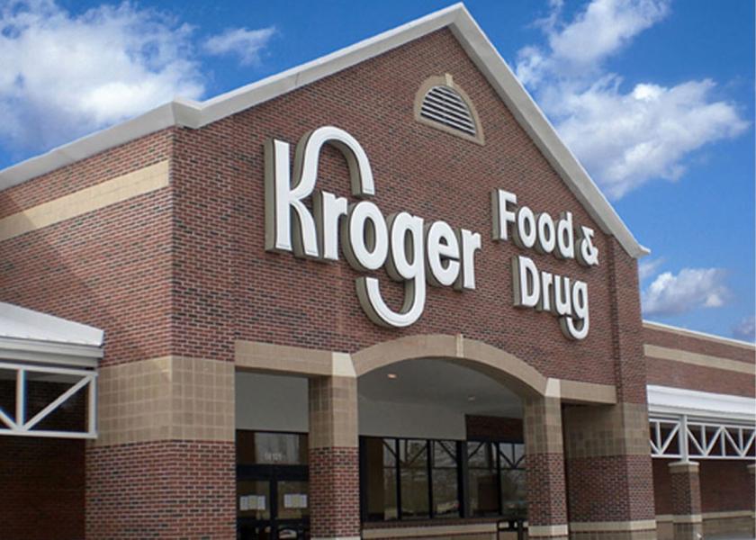 Kroger says its fourth-quarter sales reached $37.1 billion, with gross margin up at 22.7%.