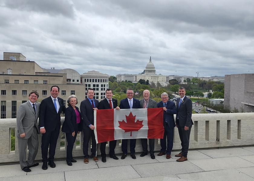 Canadian Produce Marketing Association President Ron Lemaire and Canadian parliamentarians met with U.S. Congress members and other officials in Washington, D.C., April 11.