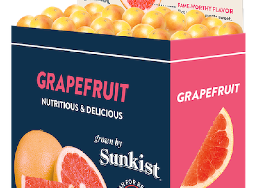 Sunkist holding California Star Ruby grapefruit display contest The