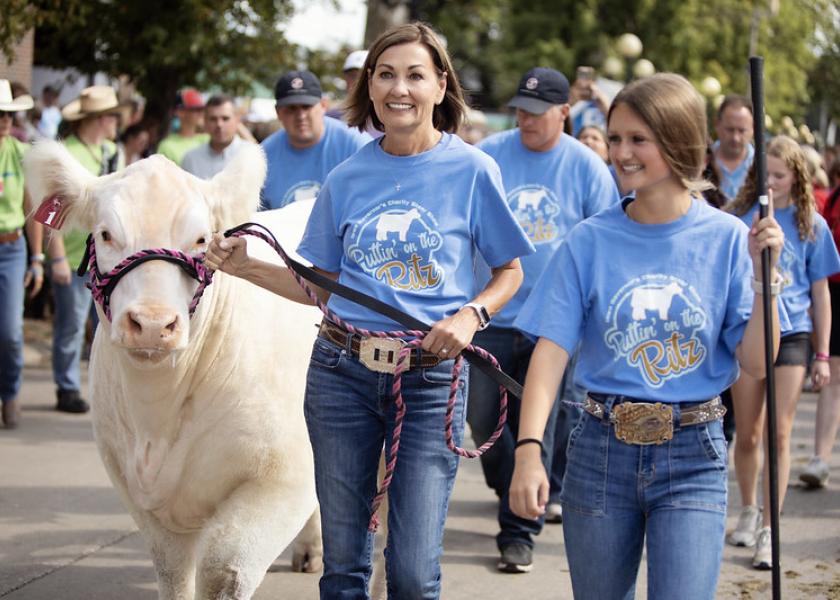 A Record-Breaking Iowa Governor's Charity Steer Show