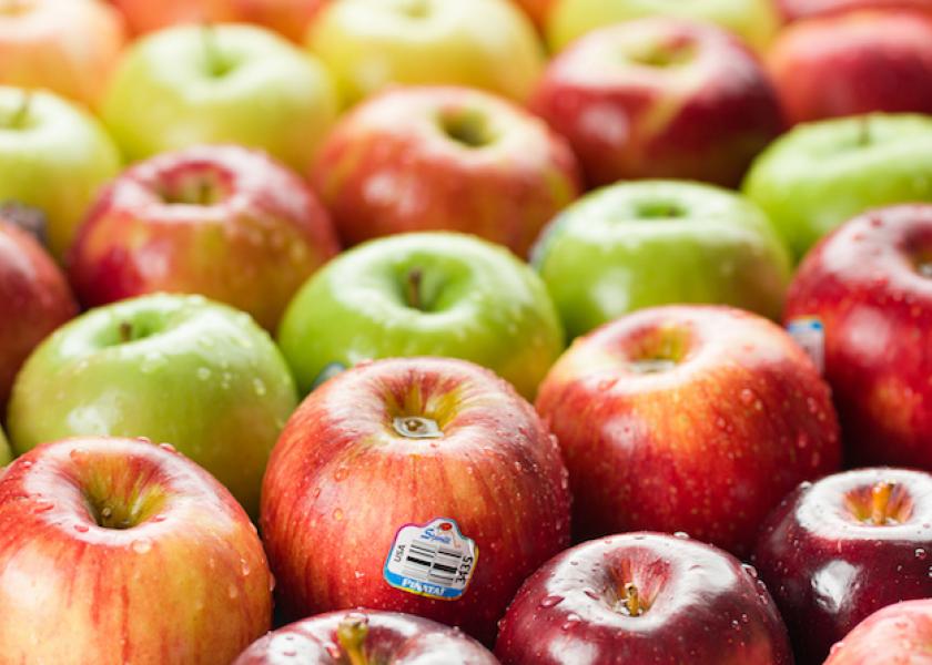 Apples remain the top produce snack item, making up a large part of the category along with grapes and bananas.