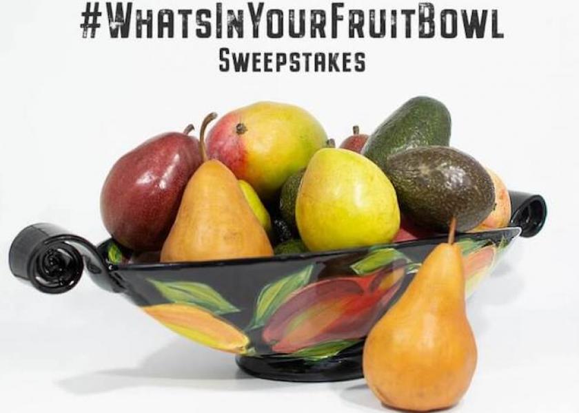 USA Pears launches #WhatsInYourFruitBowl sweepstakes