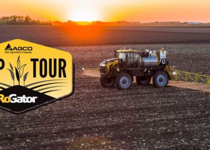 AGCO’s virtual “ride and drives” provide in-cab experiences of its popular RoGator and TerraGator application equipment. 
