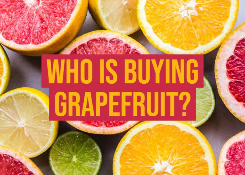 Who is buying grapefruit?