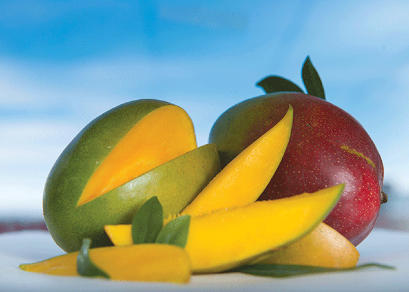 Morning Kiss Organic has a year-round mango program.