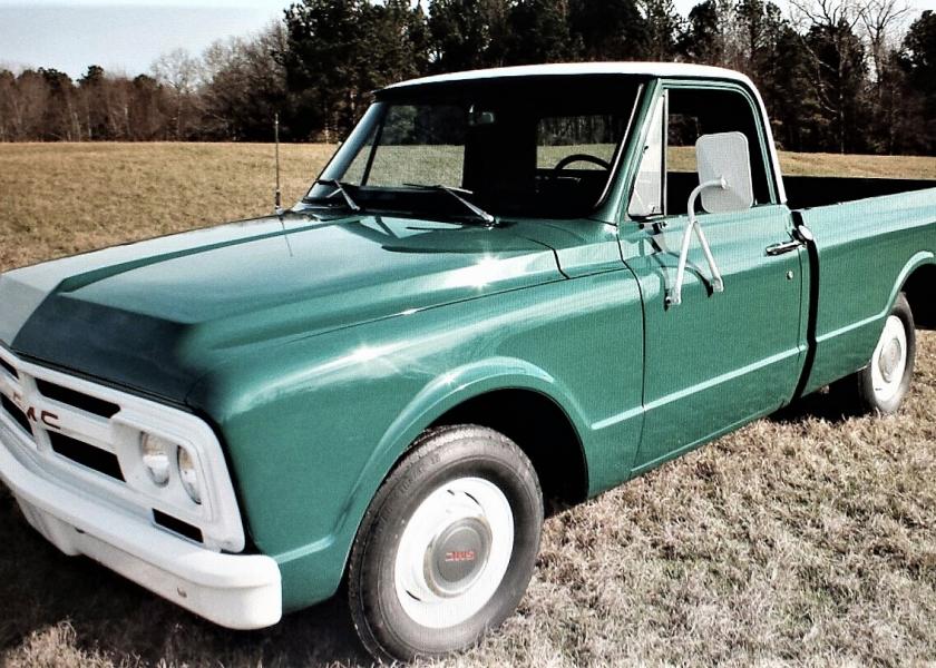 Elvis Presley's 1967 GMC pickup for sale at auction