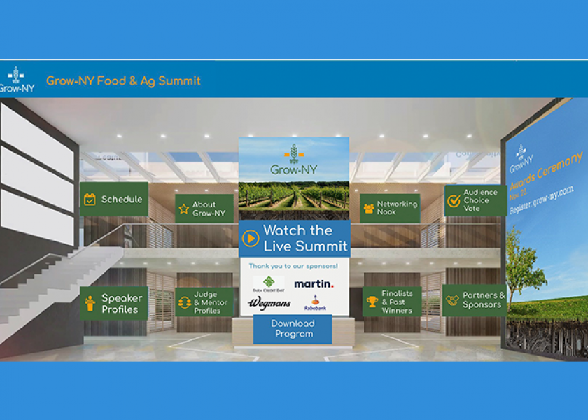 Grow-NY’s Food & Ag Summit, competition go virtual