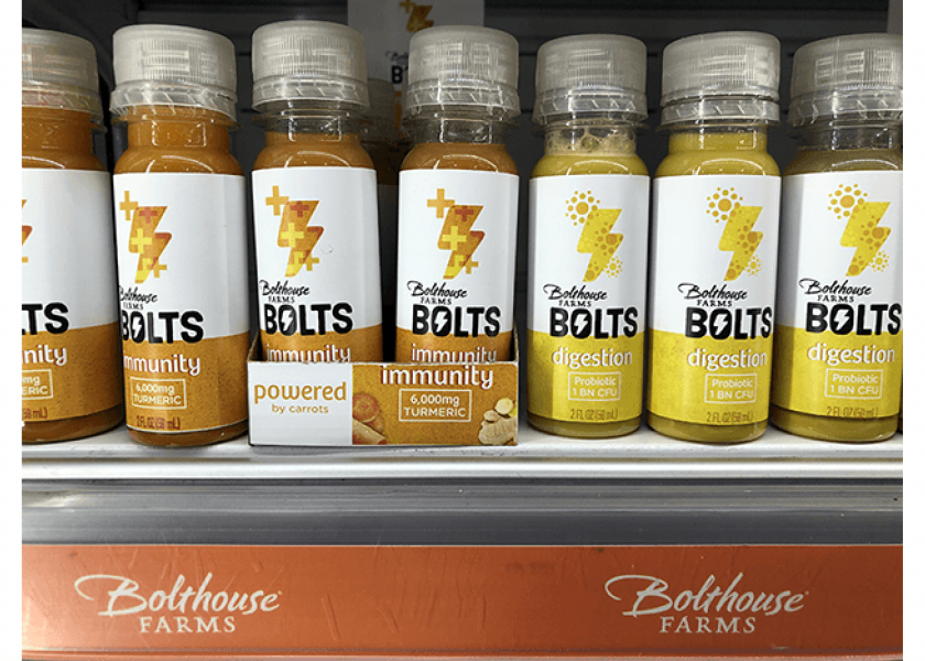 Bolthouse debuts functional shots, CBD beverages at Fresh Summit