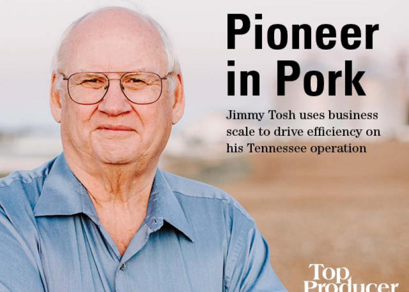 Jimmy Tosh uses business scale to drive efficiency on his Tennessee operation.