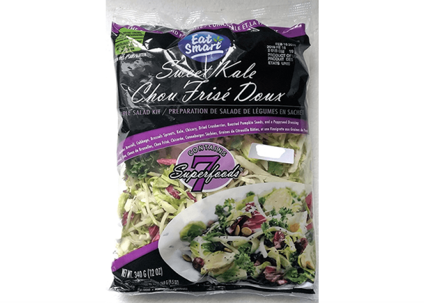 Eat Smart Sweet Kale bagged salads recalled in Canada The Packer
