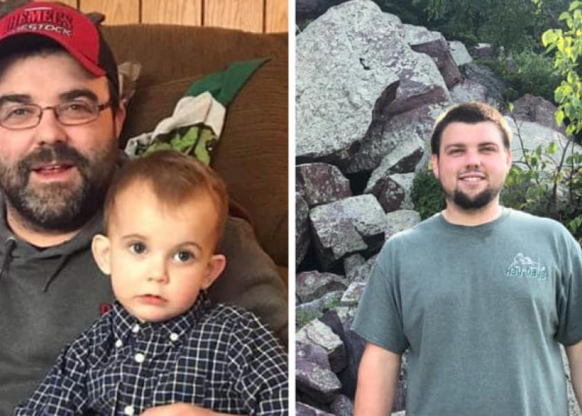 Nicholas, 35, and Justin, 24, Diemel went missing Sunday. 