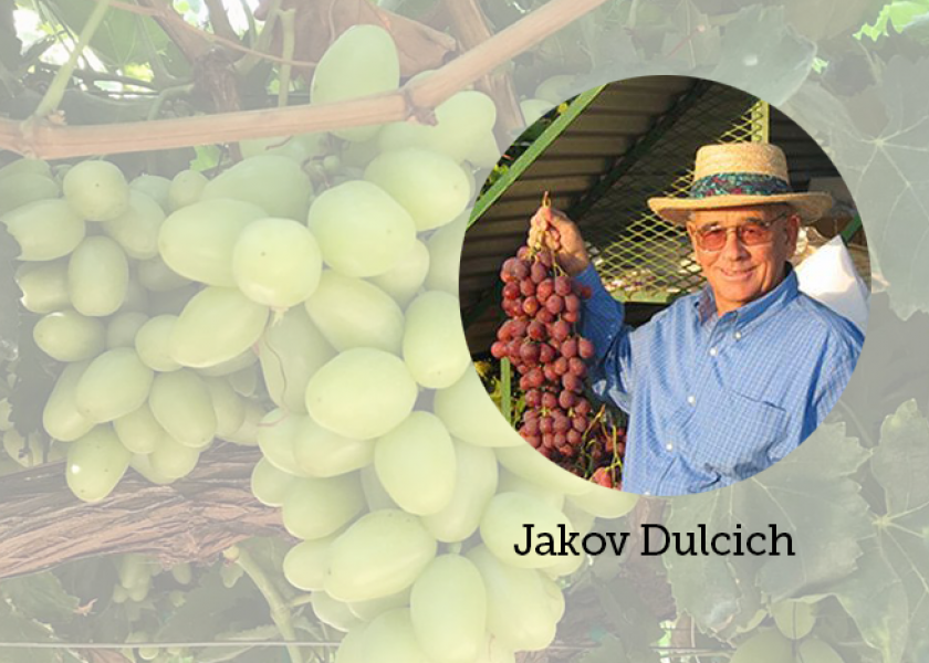 Jakov Dulcich had been a member of the California grape industry since 1960.