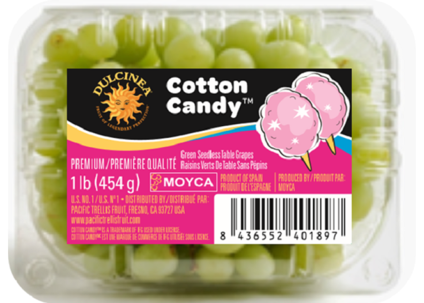 Dulcinea's Cotton Candy grapes begin 6-month availability