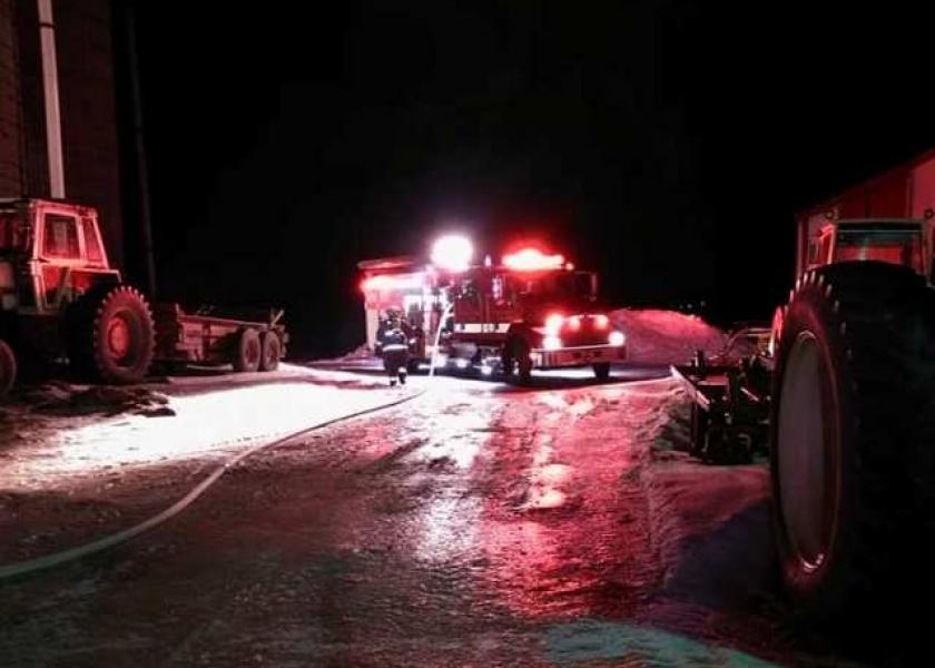 Farm Worker Taken to Hospital Following Barn Fire in Wisconsin