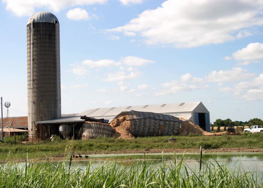 Silos still stand as monuments to past dairy herds