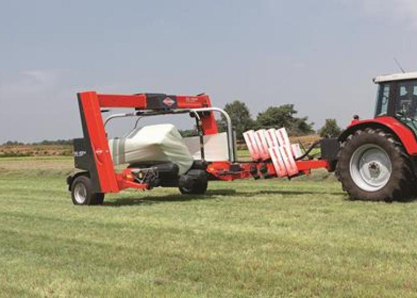 New Kuhn Large Square Bale Wrapper