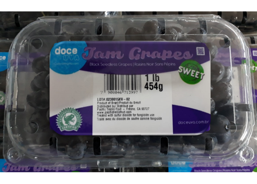 Jam Grapes from Pacific Trellis set to return The Packer