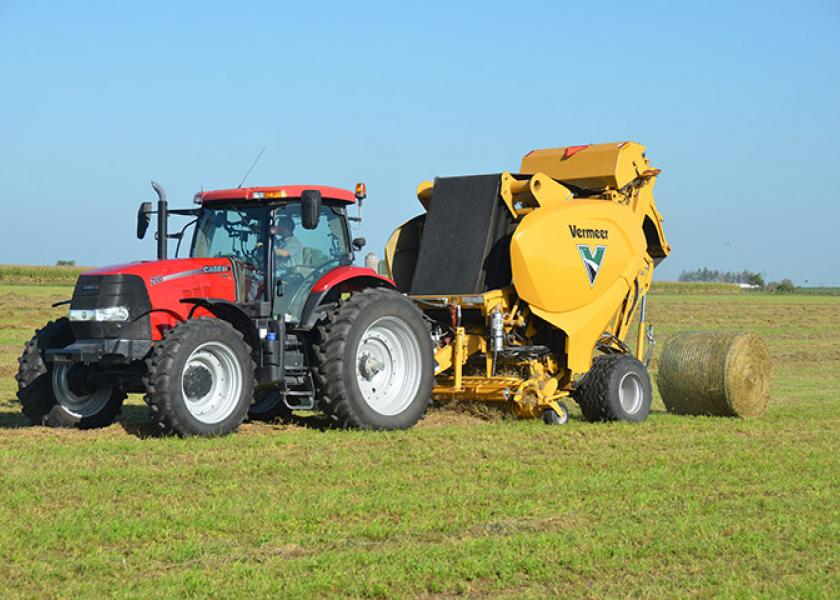Vermeer Corporation is credited with inventing the round hay baler. 