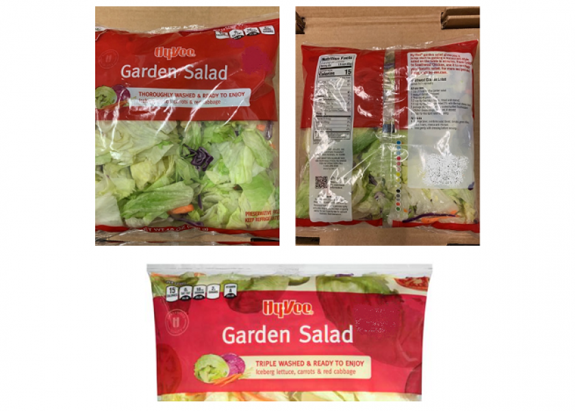 Hy-Vee and other retailers received the salad processed by Fresh Express.