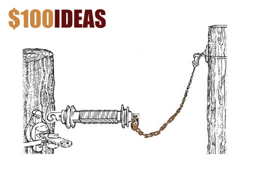 Keith Blinson, a farmer from Lenoir, N.C., needed a way to keep his electric fence from kinking. Read below his solution.