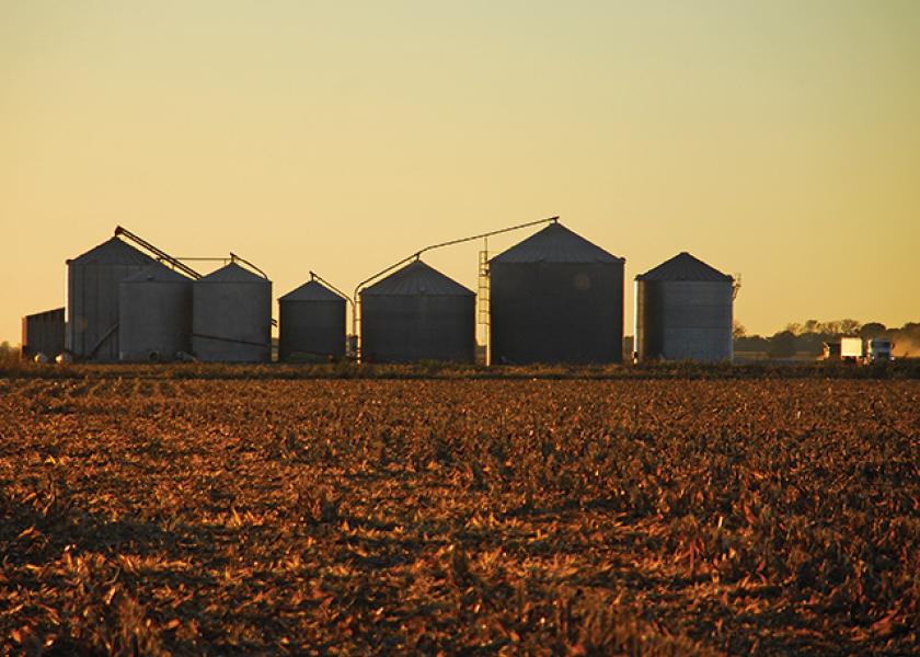 File Photo: Grain bins.