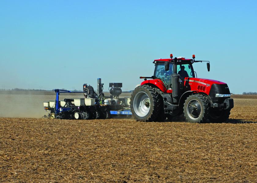 Starter fertilizer applications in spring can help with seed crop emergence and early growth.
