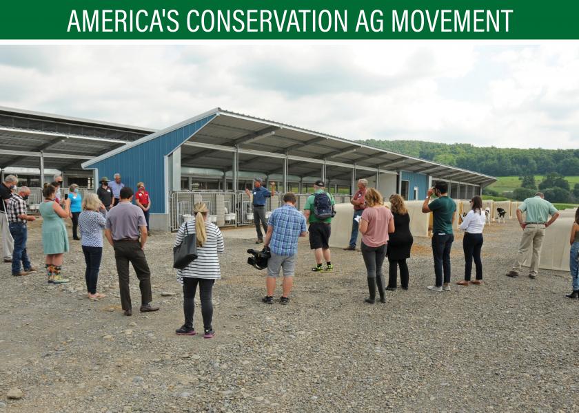 The tour at EZ Acres conducted earlier this summer was organized by the Farm Journal Foundation, a Washington, D.C.-based nonprofit that advocates for agricultural research and global food security.