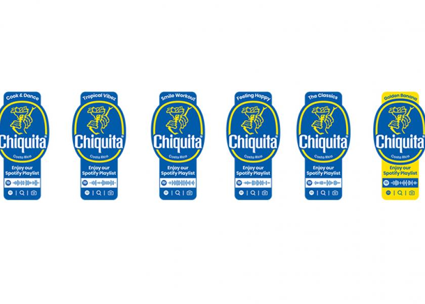 Chiquita offers interactive musical banana stickers with Spotify