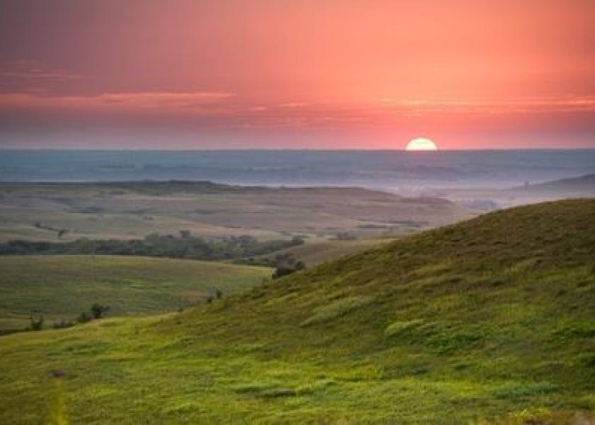 Ranch sunset